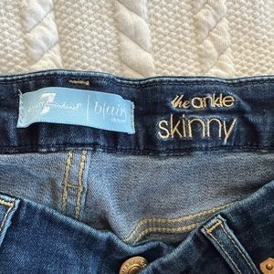 7 for all mankind skinny jeans